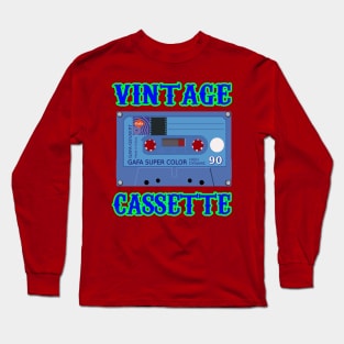 vintage cassette Long Sleeve T-Shirt